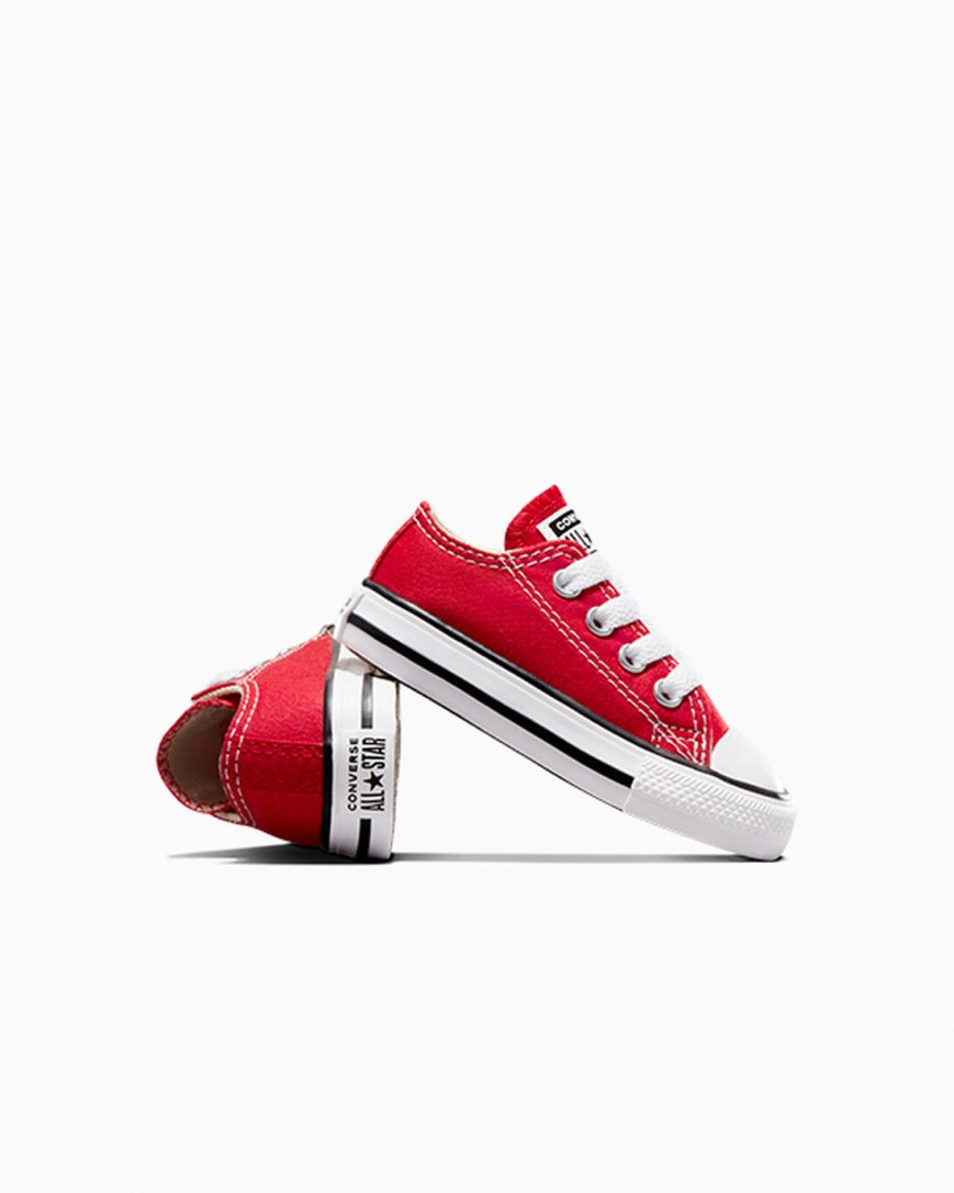 Zapatillas Bajas Converse Chuck Taylor All Star Classic Niño Rojas | PE 2PLE7W